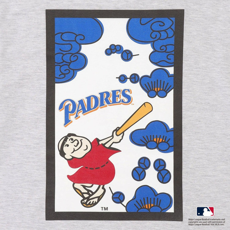 MLB公式 パドレス FREAK’S STORE 花札＆兜プリントTシャツ 2点 MLB公式 パドレス FREAK'S STORE 花札＆兜プリントTシャツ 2点 T