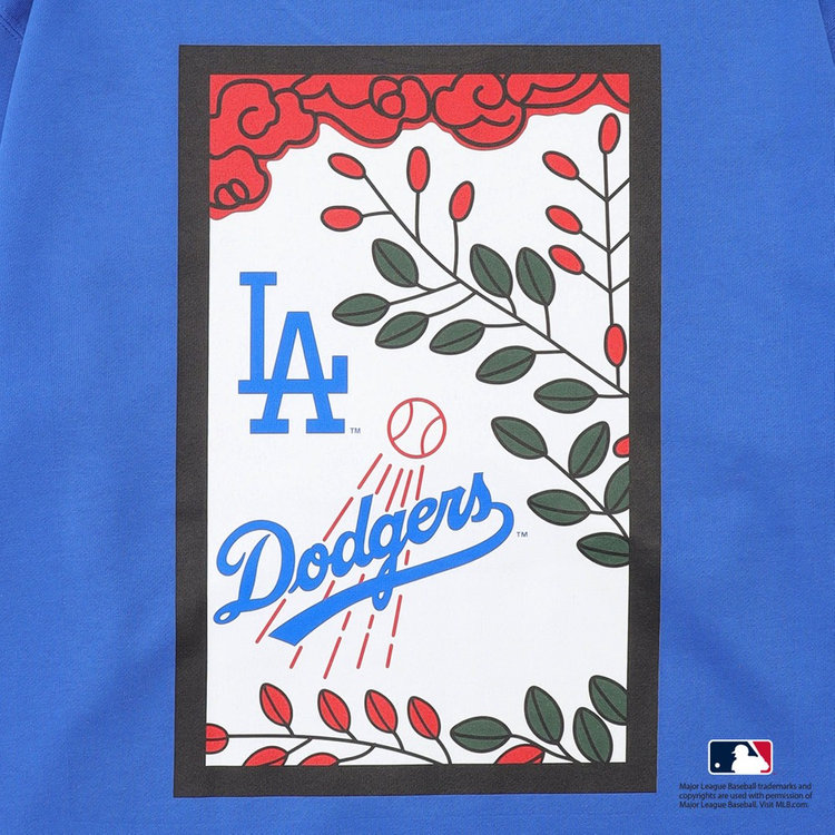 海外ブランドアウトレット通 B】/花札デザイン/DODGERS/スウェット（ydb4570199670996）|商品 応援グッズ