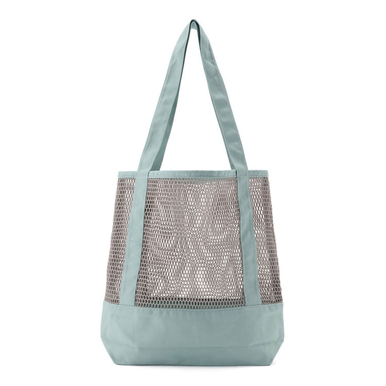 マカロン様／メッシュトートバッグ／blue × gray マカロン様／メッシュトートバッグ／blue × gray ギャラクシー