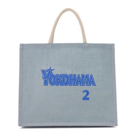 ジュートバッグ/ブルー