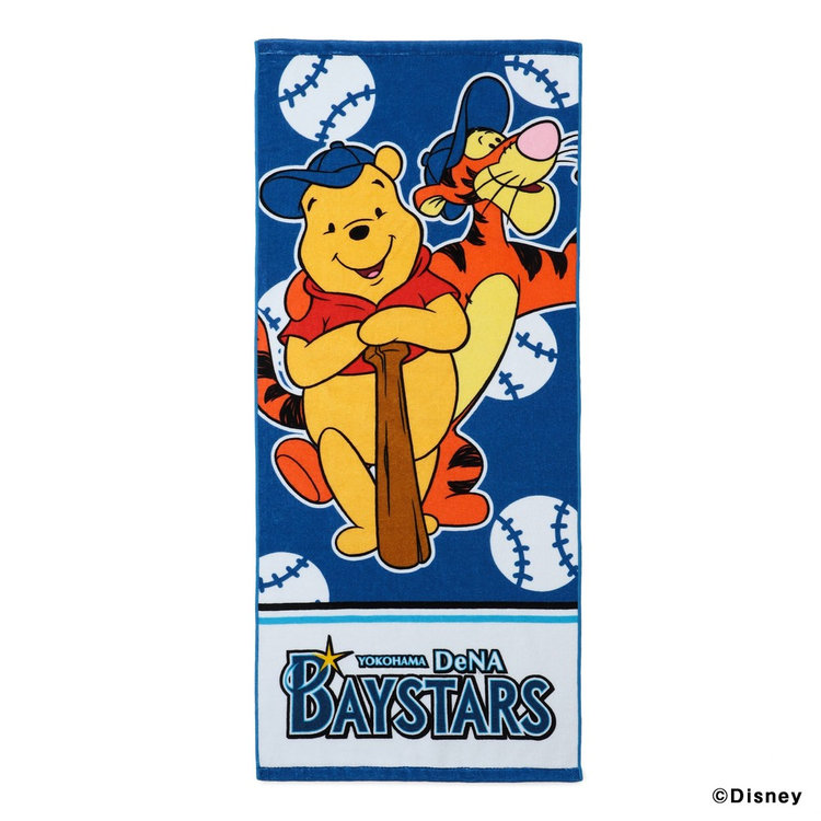 Winnie the Pooh design Baseball Collection/フェイスタオル