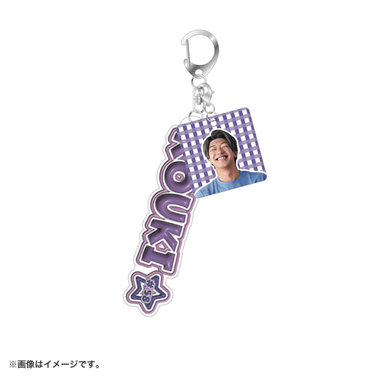 ラフスタイル選手グッズ/2連ネームアクリルキーホルダー
