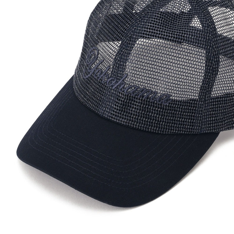 RRL 美品 濃紺 インディゴ ウォバッシュ トラッカー メッシュ キャップ RRL 美品 濃紺 インディゴ ウォバッシュ トラッカー メッシュ