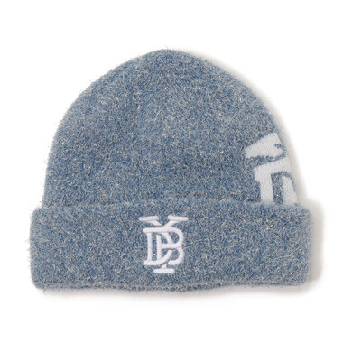 ニットワッチキャップ/YDBロゴ/ブルー