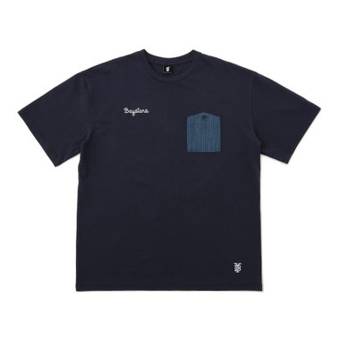カイハラヒッコリーデニム/ポケットTシャツ