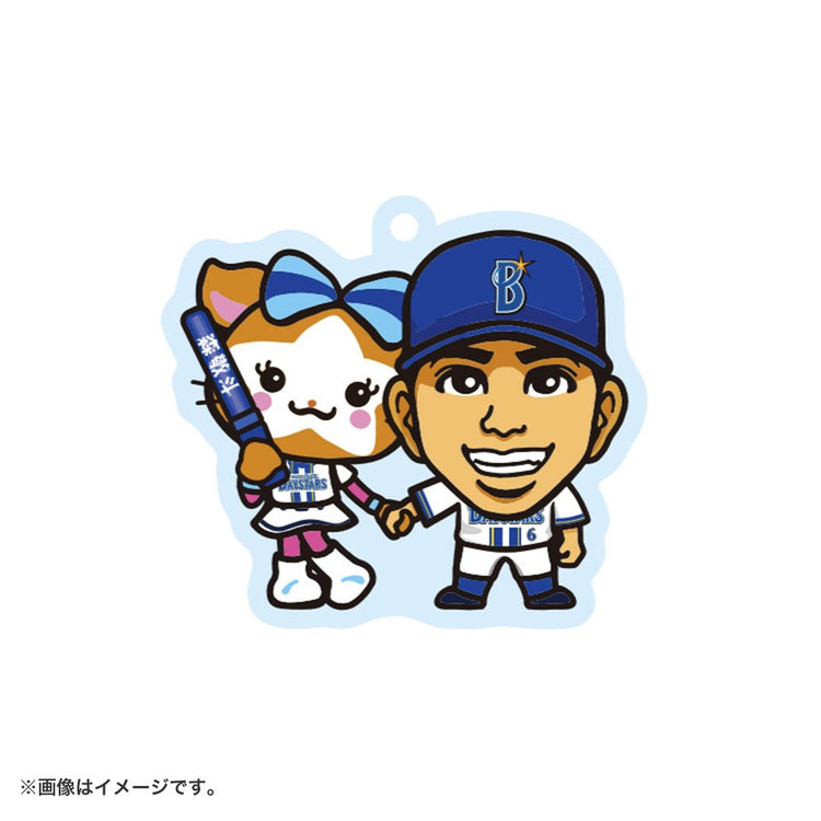 推しに推されて選手グッズ/アクリルキーホルダー/DB.キララ