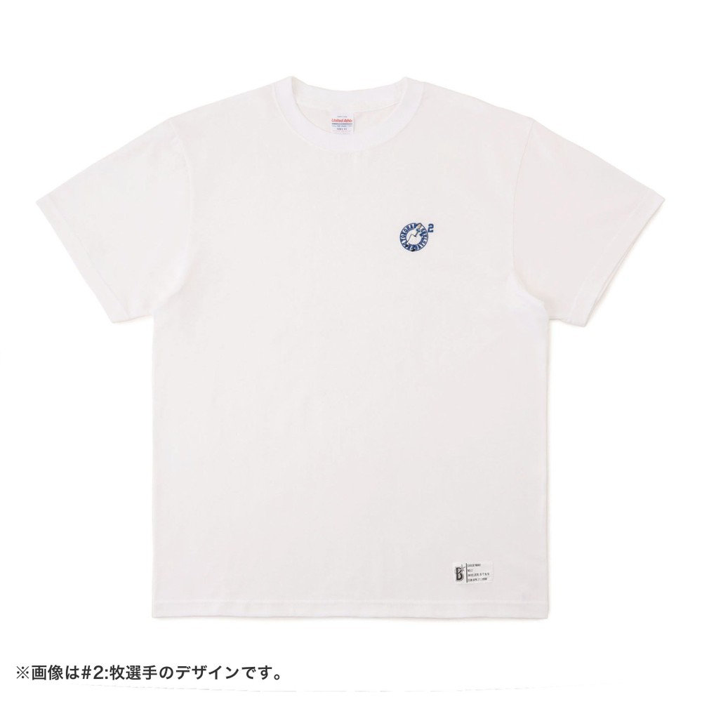 8月下旬頃より順次お届け】シルエット刺繍/Tシャツ/ホワイト