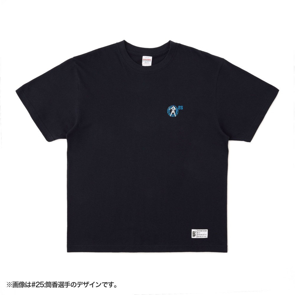 8月下旬頃より順次お届け】シルエット刺繍/Tシャツ/ネイビー