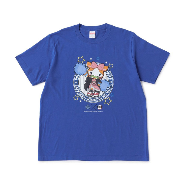 横浜denaベイスターズ 鬼滅の刃 Tシャツ キャラクター集合 ブルー Ydb 商品詳細 Baystore Online