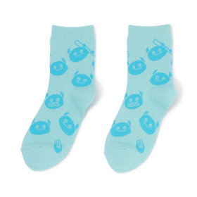 フェイス総柄/キッズソックス/DB.スターマン（ydb4573675977046