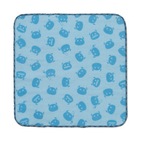 フェイス総柄/ガーゼハンカチ/BART