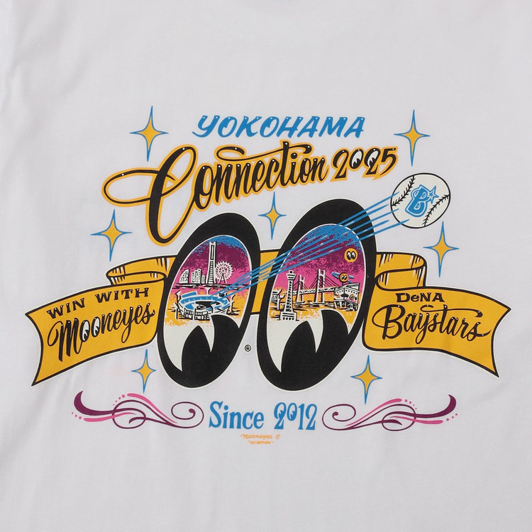 横浜DeNAベイスターズ×MOONEYES/ビンテージロングTシャツ XLサイズ 横浜DeNAベイスターズ×MOONEYES/ロングTシャツ