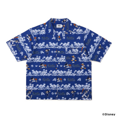 Mickey＆Friends Baseball Collection/アロハ半袖シャツ