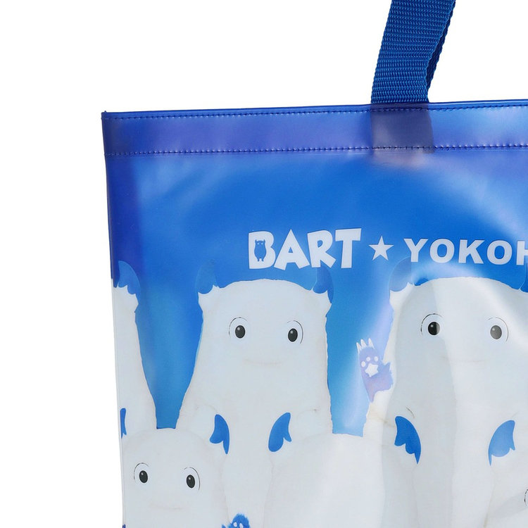 中川颯　YDBロゴ/ジップトート　ネイビー ぎゅうぎゅうBART＆CHAPY/クリアトート/BART（ydb4573675983535
