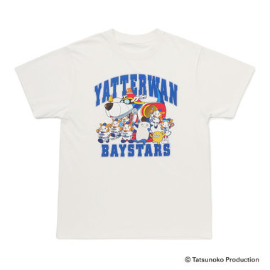 横浜DeNAベイスターズ×タツノコプロ/ヤッターワン/Tシャツ/DB.スターマン＆DB.キララ＆BART＆CHAPY