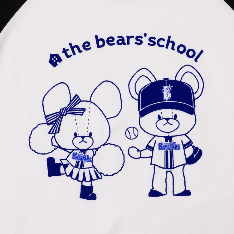 横浜DeNAベイスターズ×くまのがっこう/VOL2/Tシャツ/ホワイト