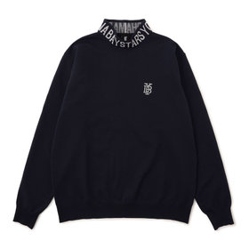 モックネックニット/YDBロゴ