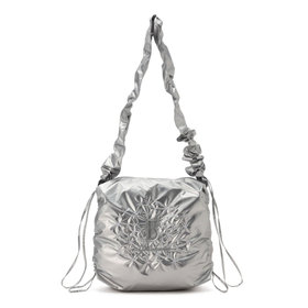 メタリックショルダーバッグ/Bロゴ