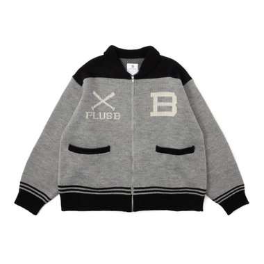 【+B】/カウチン/バッター/グレー