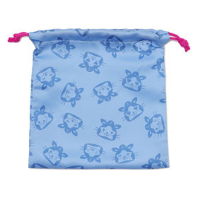 フェイス総柄/巾着/DB.スターマン