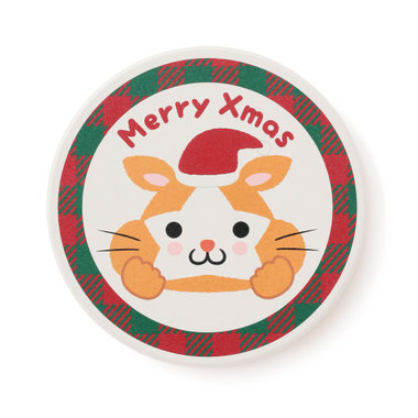 クリスマス/ターキーDB.スターマン/白雲石コースター