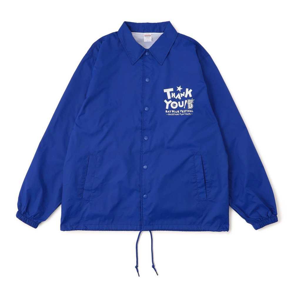 BAY BLUE FESTIVAL 2025/THANK YOUコーチジャケット（ydb4573676007131