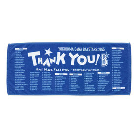 BAY BLUE FESTIVAL 2025/THANK YOUフェイスタオル