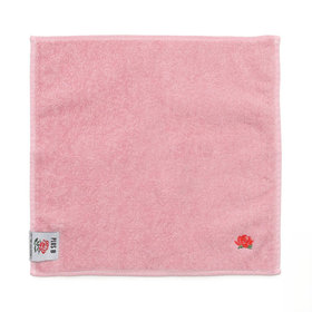 【+B】/薔薇染めハンカチタオル