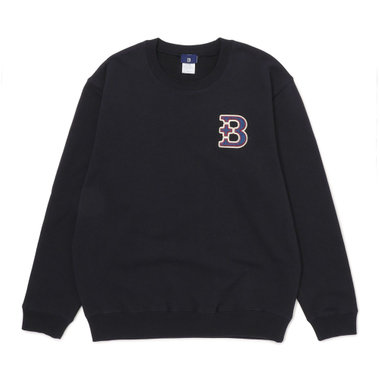 【+B】/ワッペン/スウェット