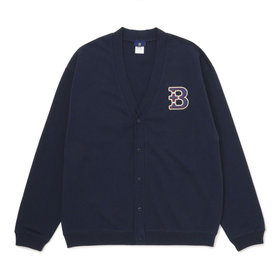 【+B】/ワッペン/カーディガン
