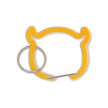 マスコットカラビナ/シルエット/CHAPY