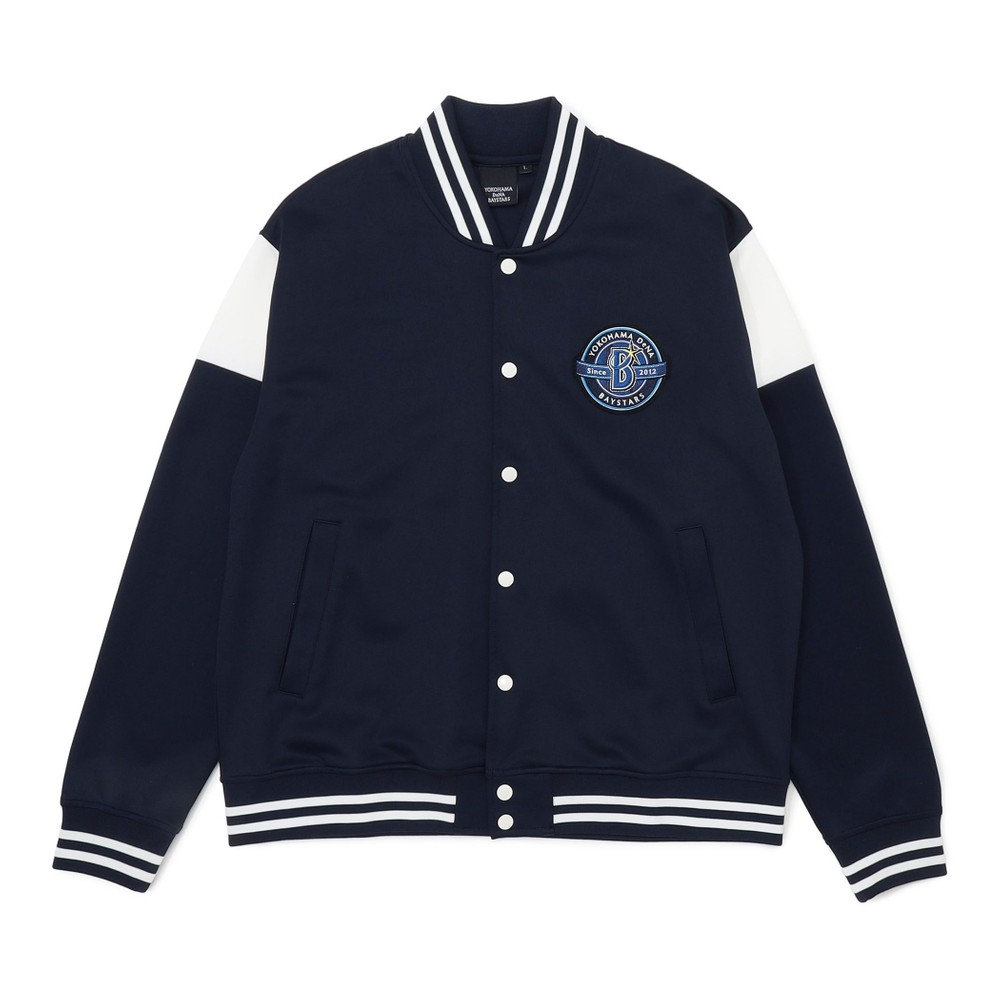 DeNA ベイスターズ ポンチスタジャン/Bシンボル ブルー サイズXL trim_fce_item69b0fe7a1edad.jpg