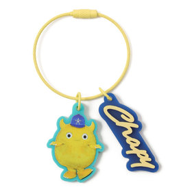 2連3Dネームキーホルダー/CHAPY