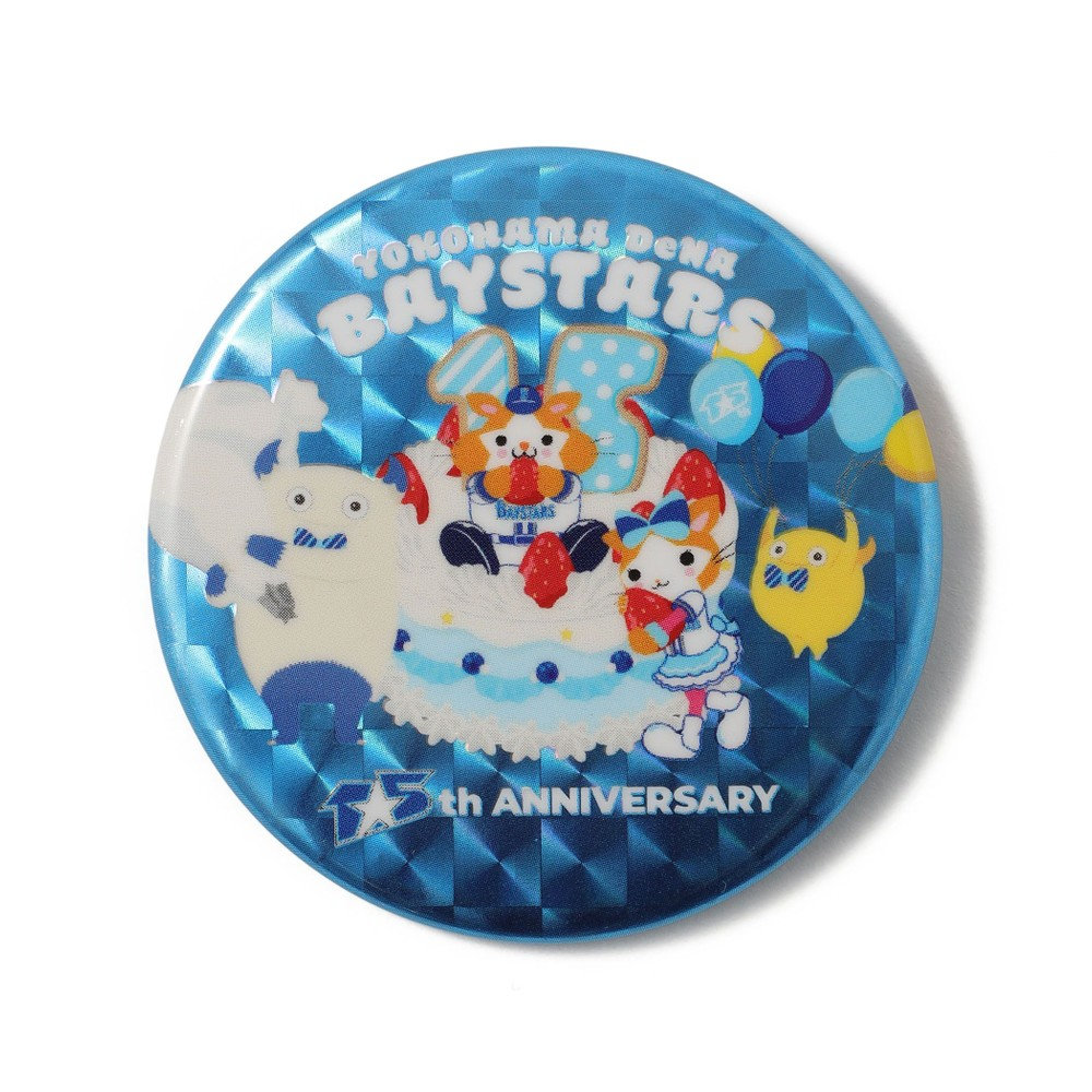 diana Aki キララセット　缶バッジ　アクキー　ベイスターズ 横浜DeNAベイスターズ 15th ANNIVERSARY/缶バッジ/DB.スターマン＆DB
