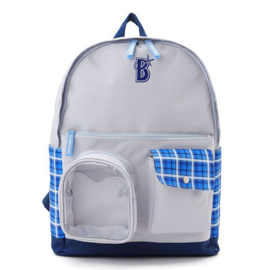 クリアポケット付きリュック