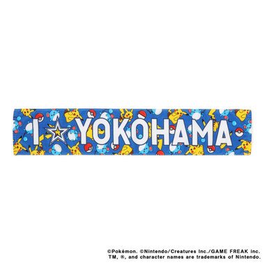 ポケモンベースボールフェスタ2026/I☆YOKOHAMAタオルマフラー/総柄