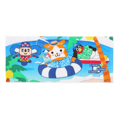 【4月中旬頃より順次お届け】3球団コラボグッズ/フェイスタオル/DB.スターマン＆つば九郎＆ドアラ