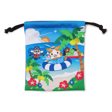 【4月中旬頃より順次お届け】3球団コラボグッズ/巾着/DB.スターマン＆つば九郎＆ドアラ