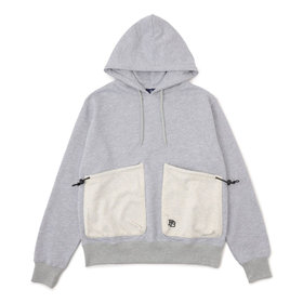 【+B】/立体ポケットフーディ