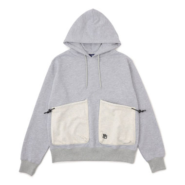 【+B】/立体ポケットフーディ