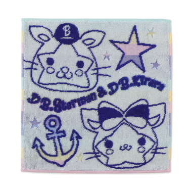 マスコットジャガードハンドタオル/DB.スターマン＆DB.キララ