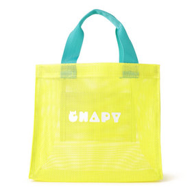 マスコットメッシュ箱型バッグ/イエロー/CHAPY