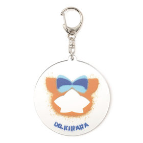 スプレーアート風/ミラーキーホルダー/DB.キララ