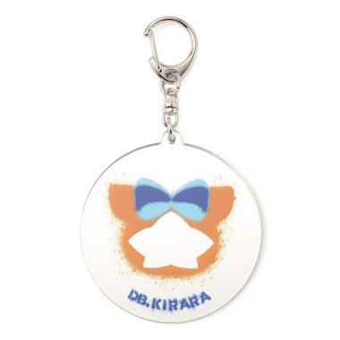 スプレーアート風/ミラーキーホルダー/DB.キララ