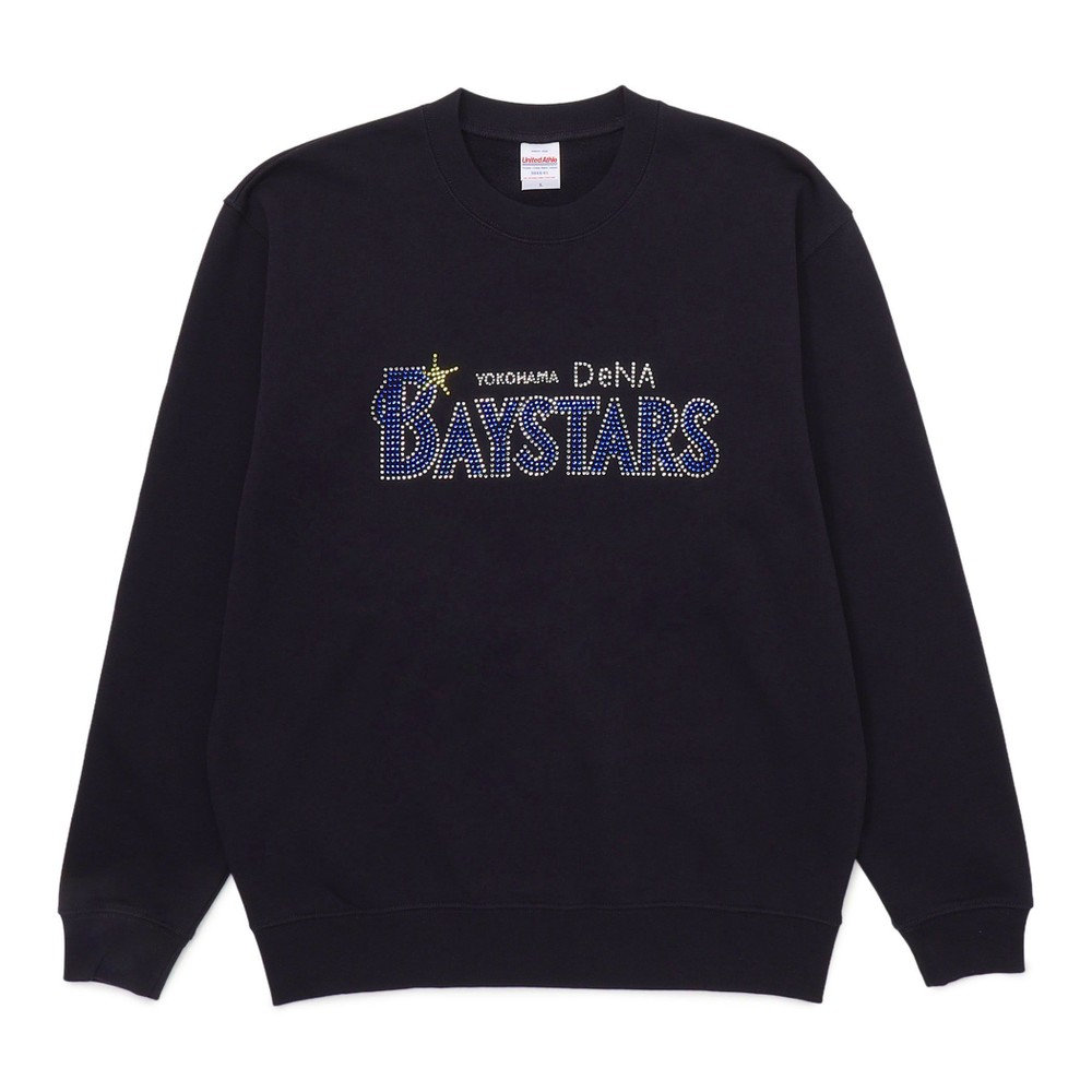 ラインストーンスウェットクルー/BAYSTARS（ydb4573676054432）|商品