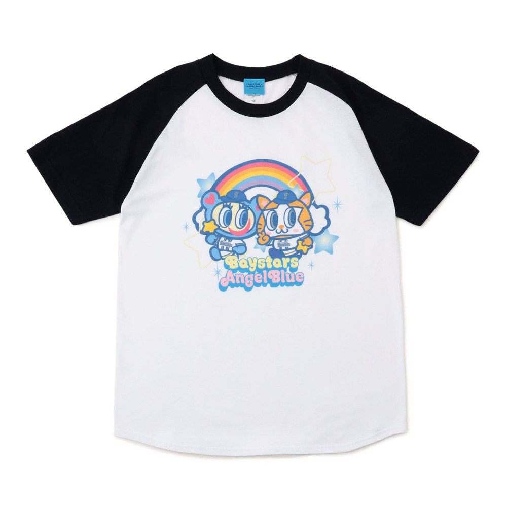 横浜DeNAベイスターズ×ANGEL BLUE/ラグランTシャツ/DB.スターマン