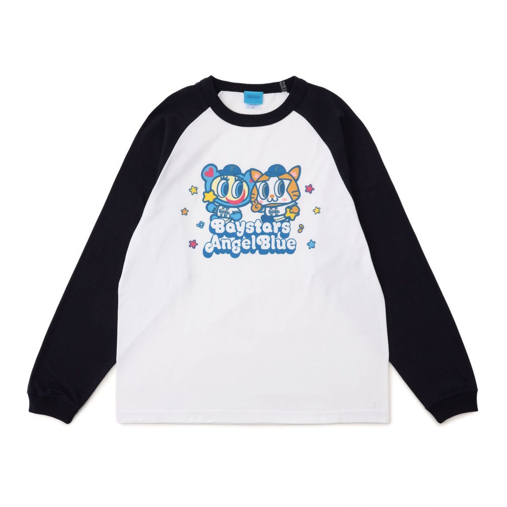 横浜DeNAベイスターズ×ANGEL BLUE/ラグランロングスリーブTシャツ/DB