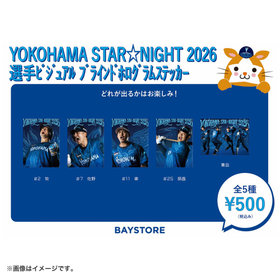 YOKOHAMA STAR☆NIGHT 2026/選手ビジュアル/ブラインドホログラムステッカー