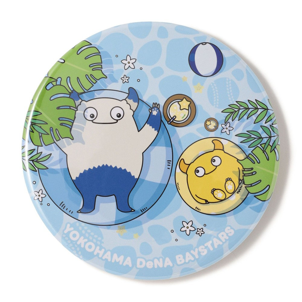 BART＆CHAPYの夏休み/スタンド付ドデカ缶バッジ（ydb4573676143556