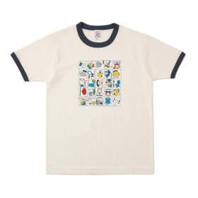 横浜DeNAベイスターズ×シモジマ/リンガーTシャツ/DB.スターマン＆DB.キララ＆BART＆CHAPY
